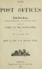 [Gutenberg 54084] • List of Post Offices in Canada, with the Names of the Postmasters ... 1865